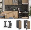 Apothekerschrank R-Line Artisan-Eiche 30 cm ohne Arbeitsplatte Vicco Bild 2