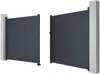 Vente-unique - NAZARIO Eingangstor Metall Grau - B 4,6 cm x H 176 cm x L 392 cm Bild 4