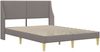 vidaXL Bettgestell mit Matratze mit Kopfteil Polyester 3414737 Bild 4