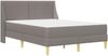 vidaXL Bettgestell mit Matratze mit Kopfteil Polyester 3414737 Bild 3