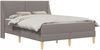 vidaXL Bettgestell mit Matratze mit Kopfteil Polyester 3414737 Bild 2