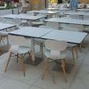 Stuhl Papatya Yugo-S Wox weiß , Sesselbeine lackiertes Buchenholz Bild 5