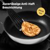 SILBERTHAL Bratpfannen Set 3 teilig - Edelstahlpfanne Beschichtet - 20, 24 und 28 cm - Induktionsgeeignet - Anti-Haft - Backofenfest bis 250° Bild 4