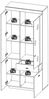 Backofenumbauschrank Rimini 60x207cm matt lackiert Farbe: RAL 6025 farngrün matt / lava RI-D14/RU/2D Bild 3