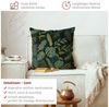 Bilderdepot24 Dekokissen drinnen Kissenhülle/ Sofakissen/ Zierkissen Kissenhülle grün Blumen Tr, Bezug mit / ohne Füllung Zierkissen Outdoor Sofa Bett Bild 3