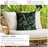 Bilderdepot24 Dekokissen drinnen Kissenhülle/ Sofakissen/ Zierkissen Kissenhülle grün Blumen Tr, Bezug mit / ohne Füllung Zierkissen Outdoor Sofa Bett Bild 4