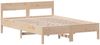 vidaXL Massivholzbett ohne Matratze 160x200 cm Kiefernholz 842742 Bild 2