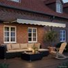 vidaXL Elektrische ausziehbare Markise Creme und Anthrazit 3,5 x 2 m 3421504 Bild 3