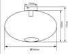 Deckenleuchte JOHANN Gitter Lampenschirm Metall in Grau antik Ø 40cm Bild 5