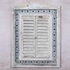 Levandeo® Wandspiegel, Wandspiegel Spiegel Fenster H73cm Holz Grau Shabby Chic Vintage Bild 3
