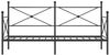 vidaXL Tagesbett ohne Matratze Schwarz 75x190 cm Stahl 4104665 Bild 5