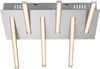 LED Deckenleuchte, silber, Kristalle, L 48 cm, FUEGO Bild 5