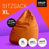Lumaland 'Luxury XL Plus' Sitzsack, Orange, Polyester, 120 l Bild 2