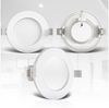 B.K.Licht LED Einbaustrahler Bad Einbauleuchten 9er Set Ultra-flach Ø115x30mm 230V Weiß - BKL1274, LED fest integriert, Warmweiß, 9 Badezimmer-Einbausprots Decke IP44 230V 6W 450 Lumen 3000K Warmweiß Bild 3