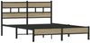 vidaXL Bettgestell ohne Matratze Sonoma-Eiche 150x200 cm Holzwerkstoff 4017256 Bild 3