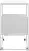 vidaXL Beistelltisch mit Rollen Weiß 55x36x63,5 cm Holzwerkstoff 343111 Bild 4