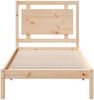 vidaXL Massivholzbett Extra Lang ohne Matratze 100x210 cm 3309185 Bild 4