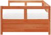 vidaXL Tagesbett mit Matratze Wachsbraun 80x200 cm Massivholz Kiefer 3321049 Bild 4