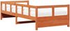vidaXL Tagesbett mit Matratze Wachsbraun 80x200 cm Massivholz Kiefer 3321049 Bild 5