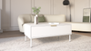 Selsey "Vena" Couchtisch mit Schublade, weiß, 100x50 cm Bild 2