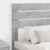 Kopfteil, Bettkopfteil, Minimalistisch Beton Grau Holzwerkstoff Bild 3