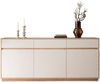 Home affaire Sideboard Sonora, moderner Schrank, Kommode in Eiche Artisan, 202 cm breit, filigrane Rahmenoptik, ausreichend Stauraum, vielseitig einsetzbar Bild 4