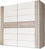 FORTE Rondino Kleiderschrank, Holzwerkstoff, Beige/Braun/Weiß, 269,9 x 209,7 x 61,2 cm Bild 3