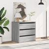 vidaXL Kommode Grau Sonoma 60x41x58 cm Holzwerkstoff 852848 Bild 3