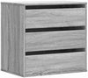 vidaXL Kommode Grau Sonoma 60x41x58 cm Holzwerkstoff 852848 Bild 2