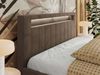 Polsterbett GOLD 5 CLASSIC 200 x 200 cm mit LED-Beleuchtung & Bettkasten, Doppelbett inkl. Lattenrost, Metall-Lift-System & Stauraum - Braun Velvet Bild 4