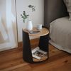 Couchtisch Lofta Schwarz 40 x 40 cm Vicco Bild 3