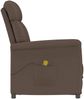 vidaXL Massagesessel Braun 96,5 x 70,5 x 95 cm Mikrofaser 348406 Bild 2