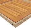 vidaXL 11-tlg. Garten-Essgruppe mit Kissen Beige Poly Rattan 3278163 Bild 5