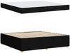 vidaXL Bettrahmen mit Matratze Schwarz 200 x 200 cm Stoff 3398433 Bild 4