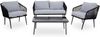 casa NOVA Lounge-Set TAMPA BHT 126x72x45 cm grau Gartenset Loungemöbel Gartenmöbel Bild 2