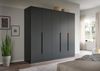 Home affaire Schrank-Set Skarde moderner Kleiderschrank Schlafzimmerschrank, (1-St, wähle deine beste Schrank Kombination), Skarde Kleiderschrank 200 cm, 2 Kleiderstangen und 5 Böden Bild 2