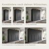 Home affaire Schrank-Set Skarde moderner Kleiderschrank Schlafzimmerschrank, (1-St, wähle deine beste Schrank Kombination), Skarde Kleiderschrank 200 cm, 2 Kleiderstangen und 5 Böden Bild 4