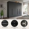 Home affaire Schrank-Set Skarde moderner Kleiderschrank Schlafzimmerschrank, (1-St, wähle deine beste Schrank Kombination), Skarde Kleiderschrank 200 cm, 2 Kleiderstangen und 5 Böden Bild 3