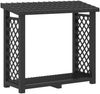 vidaXL Brennholzregal 114 x 46 x 101 cm PP Anthrazit 42041757 Bild 2