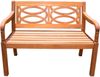 Gartenbank Sitzbank Porto 3er Sitz Natur Bild 2