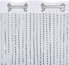 Fadenvorhang Lurex-Optik Fadengardine Türvorhang mit Ösen, trendige Dekoration in vielen verschiedenen Ausführungen erhältlich (140x250 cm / weiß - perlweiß) Bild 4