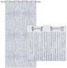 Fadenvorhang Lurex-Optik Fadengardine Türvorhang mit Ösen, trendige Dekoration in vielen verschiedenen Ausführungen erhältlich (140x250 cm / weiß - perlweiß) Bild 2