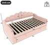 Ulife Daybett Polsterbett Elegantes Tagesbett Schlafsofa mit LED-Beleuchtung, Hydraulisch Bett, Mit Stauraum, 90x200cm Bild 4