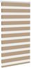 vidaXL Doppelrollo Sandbraun 70x100 cm Stoffbreite 65,9 cm Polyester 4014515 Bild 3