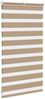 vidaXL Doppelrollo Sandbraun 70x100 cm Stoffbreite 65,9 cm Polyester 4014515 Bild 4