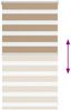 vidaXL Doppelrollo Sandbraun 70x100 cm Stoffbreite 65,9 cm Polyester 4014515 Bild 5