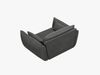 Micadoni Sessel Kaelle 1-Sitzer Chenille Over The Horizon Dunkelgrau Bild 3