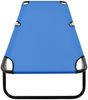 vidaXL Klappliege Blau Stahl 47754 Bild 5