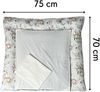 Stoff Wickelauflage Reh 70x75 cm, Waffelpikee khaki Bild 4