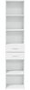 vidaXL Highboard Weiß 40x42,5x185 cm Holzwerkstoff 3281441 Bild 4